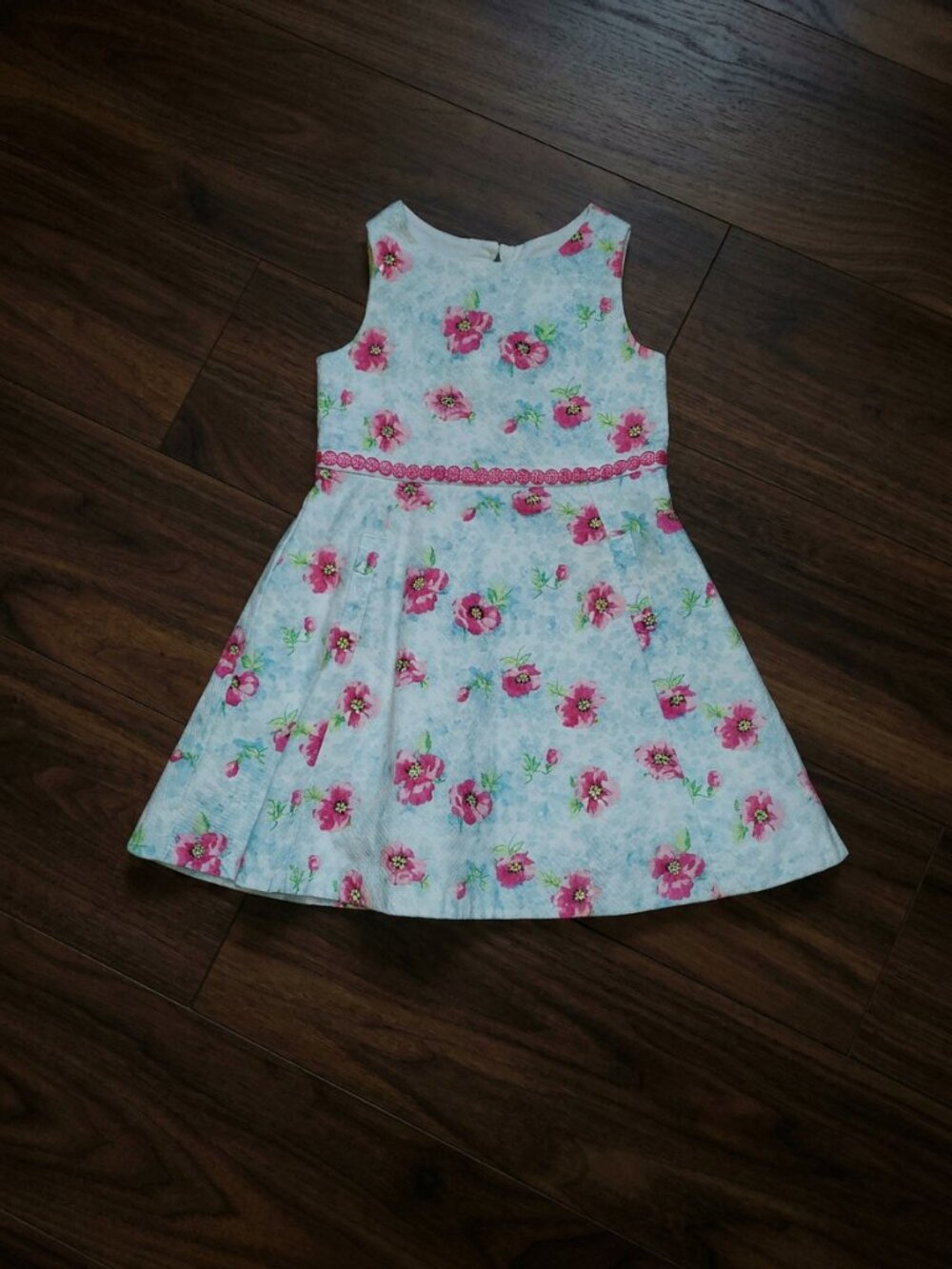 Janie and Jack Floral Pique Dress Size 5